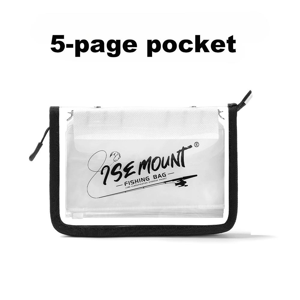 Luya Transparent Fake Bait Bag Pvc Inner Bag Partitioned Waterproof Storage Bag