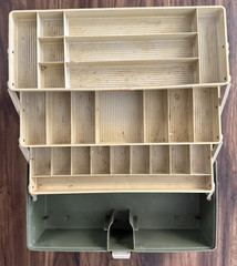 Vintage 1970’s Plano Molding Co. PLANO 6300 N Tackle Box – 3 Tray – Made in USA