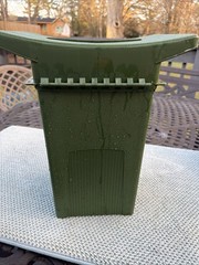 Vintage GREEN Fenwick Sport Seat 9050 Fishing Tackle Box Bait Cooler RARE Color