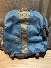 William Joseph Fishing Waist Pack Lumbar Gear Bag + Neck Strap Blue