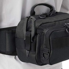 Shimano Hip Bag BW-021T Black M Fishing Tackle Gear Storage Water Resistant