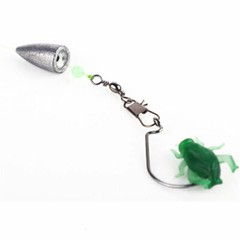 Zide 228/268 Fishing Accessories Kit Set With Tackle Box Jig Hooks Bullet Sinker