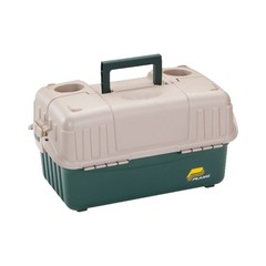 Large 6-Tray Hip Roof Tackle Storage Box Fishing Organizer Green Sand