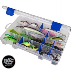 Tackle Box Storage W/ Zerust Corrosion Protection 15 Dividers Utility Fishing