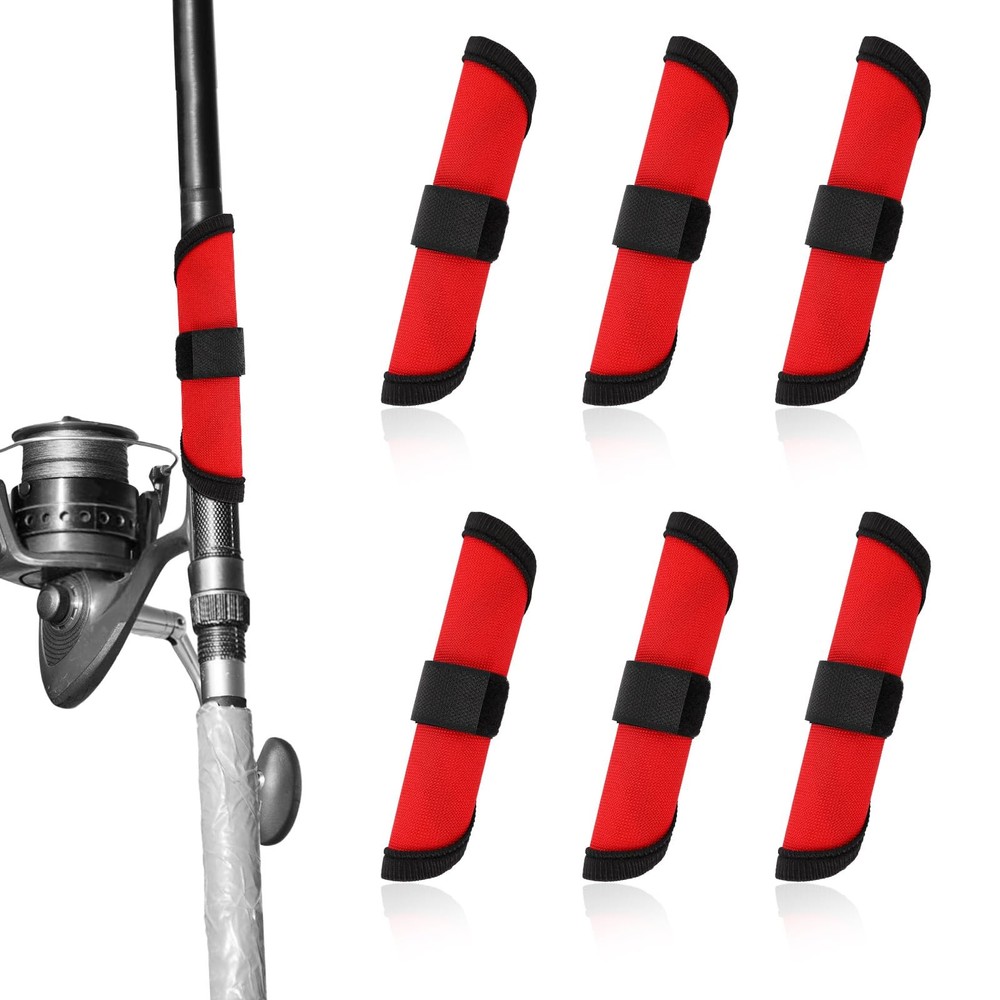 6pcs Fishing Lure Covers, 3.94 Inch Fishing Hook Covers Fish Pole Sleeve Fish…