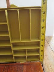 Vintage Plano Magnum Fishing Tackle Box Double Sided Organizer 2-Sided 1122