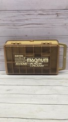 Vintage Mini-Magnum Side-Kick Plano 3215N Plastic Lidded 2 Sided Divided Tackle