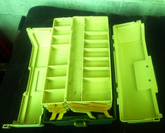 PLANO Tackle Systems 8606 Fishing Tackle Box with 6Tier Folding Trays Free Ship
