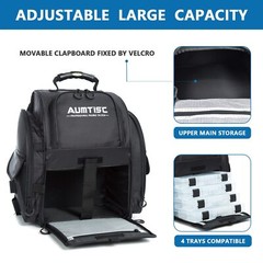Fishing Tackle Backpack With 4 Tackle Boxes Rod Holder Protective Rain Cover Wat