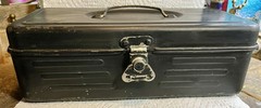 Vintage Cantilever toolbox by Simonsen Metal ProductsCo. Type II Class A Size 2