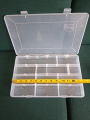 Plano StowAway Utility Tackle Boxes 14×8.5″ – Clear – 3-Pack