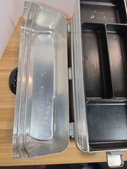 Umco Model 1000 Aluminum Silver Tackle Box Rare Vtg Couple Dents