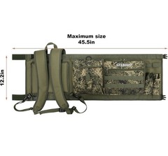 Fishing Bucket Backpack with Rod & Plier Holder and Pockets for Fishing, Hunting