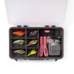 Plano StowAway 3600 50/50 Split Stow Tackle Box with 3600 Split, Clear