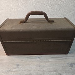 vintage Kennedy Kits tackle box T-15 USA fishing tool box Bown 1 tier