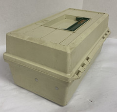 VINTAGE REBEL 520 2 TRAY TACKLE BOX FISHING LURE ORGANIZEER with misc tackle!!