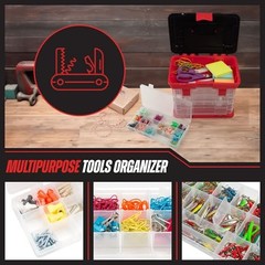 Portable Tool Box – Small Parts Organizer with Drawers and Customizable