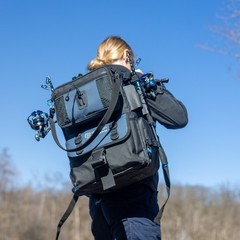 Reaction Tackle Fishing Tackle Backpack with Detachable Bait Binder