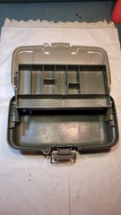 Plano Tackle Box 6102 2 Tier Fold Out Tray Fishing Gear Made in USA