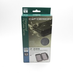 C &F Design Waterproof Fly Box Case. CF-351010. L-Size. Made in Japan.