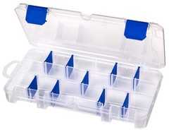 3003 (9.125″) 9 Dividers, 18 Compartments, Clear – 9.125″ x 5″ x 1.25″