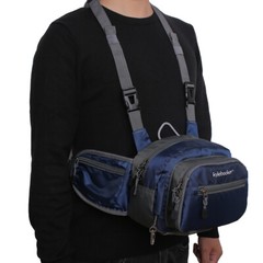Fly Fishing Chest Pack Tackle Storage Hip Bag River Fishing Waist Pouch Bag