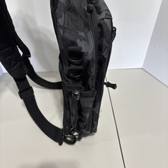 Ghosthorn Fishing Tackle Backpack Black Gray Camo Sling Bag EC