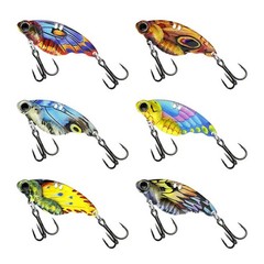 UltraThin Fishing Lure 7g/14g with Strong Treble Hooks and Vibrating Action