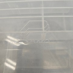 Plano 3870 Clear Plastic Tackle Box Organizer Craft Storage Case Made in USA