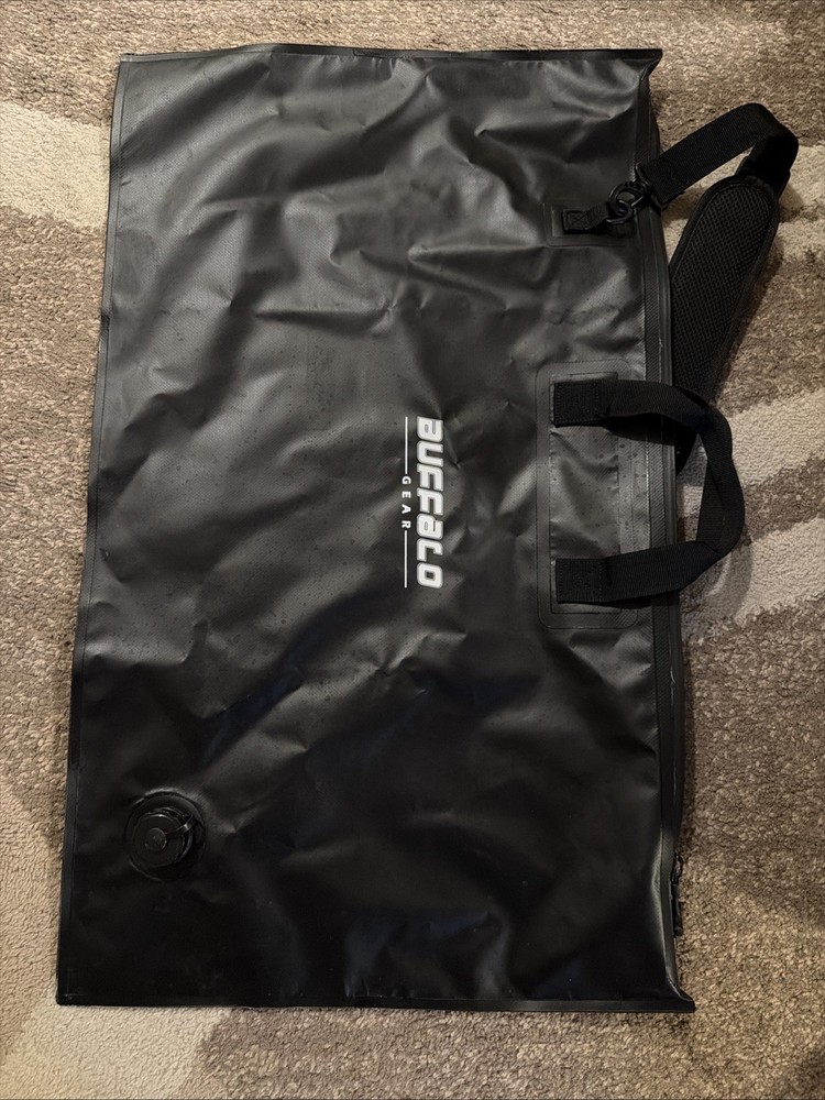 Black Buffalo Gear Insulated Fish Cooler Bag 40″ x 18″ Leakproof Fish Kill Bag
