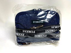 21587) Forest Lure case wallet Denim S size R strap Black
