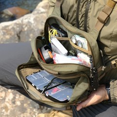 Fishing Chest Pack, Fly Fishing Bag for Men and Women, Tackle and Fly Boxes Stor