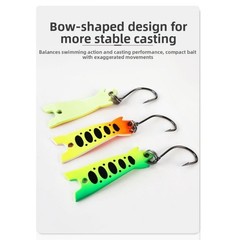 Zinc Alloy Spoon Lure 10pcs 9.6cm for Trout Carp For freshwater Angling