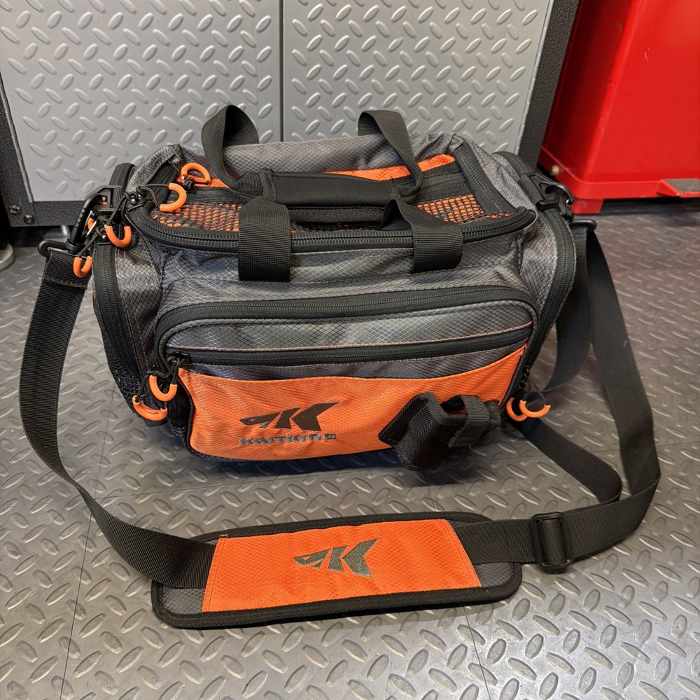 KastKing Fishing Tackle Bag 3700 Tackle Box Rip-Stop Nylon Used