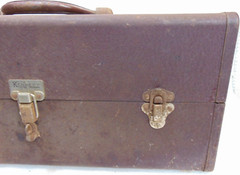 Vintage Kennedy Tackle Box 18″ Handle Compartments 2 Trays Rare Old Hinges LOGO