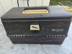 NICE Vintage Ted Williams Tackle Box # 34643 18” 7 Trays With Period Equipment