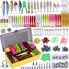 302-Piece All-in-One Fishing Tackle Box with Lures for Enthusiasts