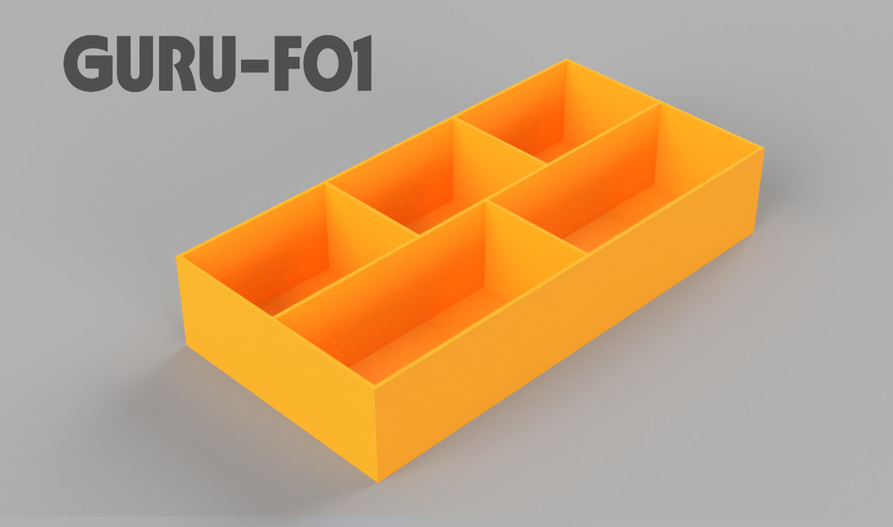 Guru Rive RS1 RS2 ST8 D36 Front Drawer Organisers Keep Your Tackle Clean & Tidy