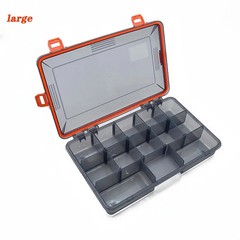 Large Capacity Fishing Tackle Box Organizer for Hooks Lures Bait Storage