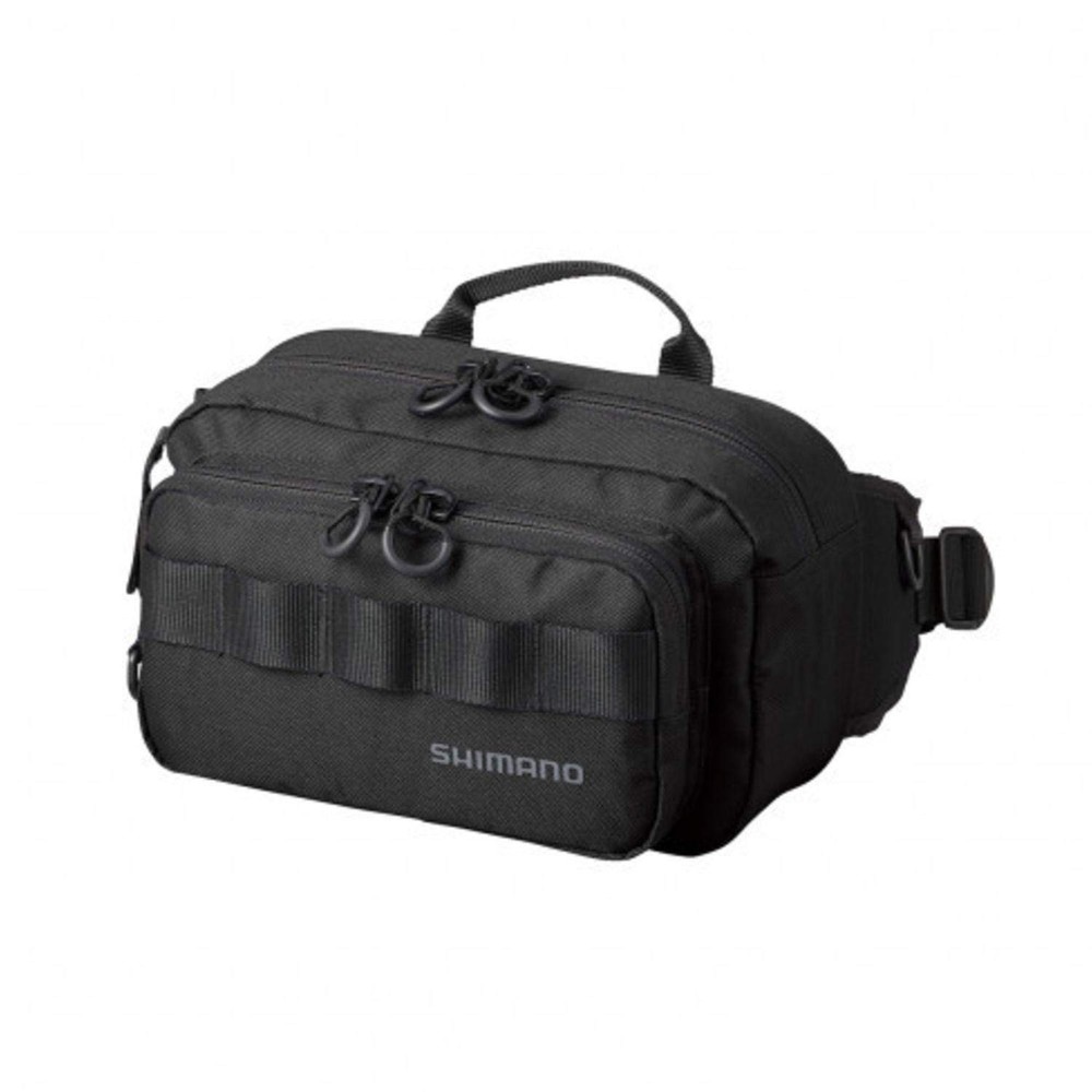 Shimano Hip Bag BW-021T Black M Fishing Tackle Gear Storage Water Resistant