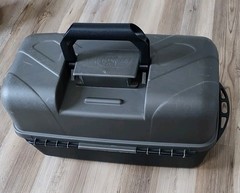 Flambeau Tackle XL 3-Tray Tackle Box, Black/Dark Gray -Excellent Used Condition!