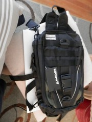 Ghosthorn Fishing Backpack Tackle Sling Bag Black Green MultiPurpose Fathers Day