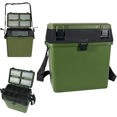 Tackle Box seat bucket box camping fishing basket boating with back pack bucket