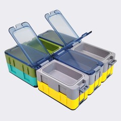 3Pcs Fishing Accessories Box Portable Storage Box Hook Container Lure Organizer