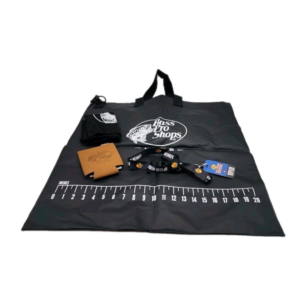 Bass Pro Shops US OPEN Swag Extreme Weigh Bag 24×22.5” Fishing Black Heavy Duty