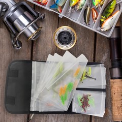 HeavyDuty MultiCompartment Fishing Bait Bag Organizer Compact Lightweight Design