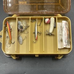 Vintage Mini Magnum 3213 Tackle Box 2 Sided Pocket Pak By Plano With Tackle