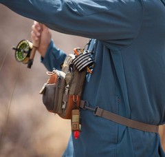 San Juan Vertical Chest Pack Tidal Blue Fishing Tackle Storage Bag Trout