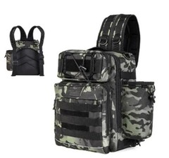 NWT BLISSWILL Fishing Backpack Army Green Camouflage Waterproof New