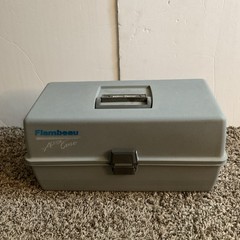 Vintage Flambeau Action Center 3 Tier 7”x 7”x 13” Tackle Box + tackle (rapala)😊